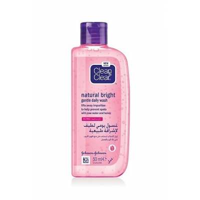 CLEAN & CLEAR ® Natural Bright Daily Wash For All Skin Types 50 mL